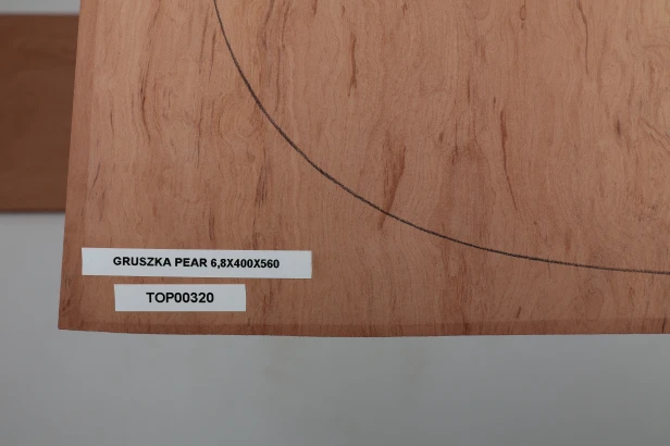 Gruszka Pearwood Pear drewniany top na gitarę guitar top