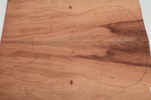 Gruszka Pearwood Pear drewniany top na gitarę guitar top