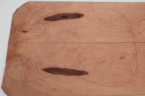 Gruszka Pearwood Pear drewniany top na gitarę guitar top