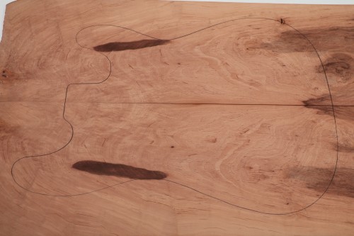 Gruszka Pearwood Pear drewniany top na gitarę guitar top