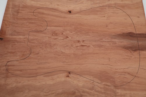 Gruszka Pearwood Pear drewniany top na gitarę guitar top