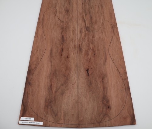 Gruszka Pearwood Pear drewniany top na gitarę guitar top