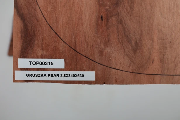 Gruszka Pearwood Pear drewniany top na gitarę guitar top