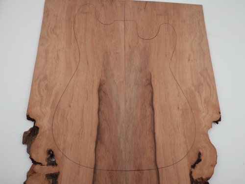 Gruszka Pearwood Pear drewniany top na gitarę guitar top