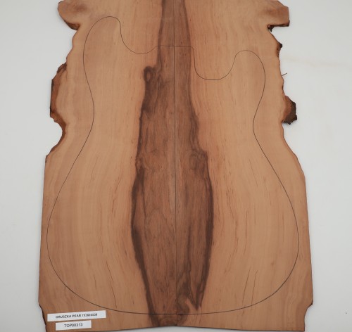 Gruszka Pearwood Pear drewniany top na gitarę guitar top