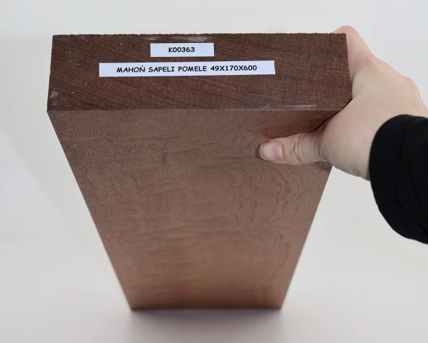 Mahoń Mahogany sapele pommele drewno do toczenia kantówka wood for turning Timber