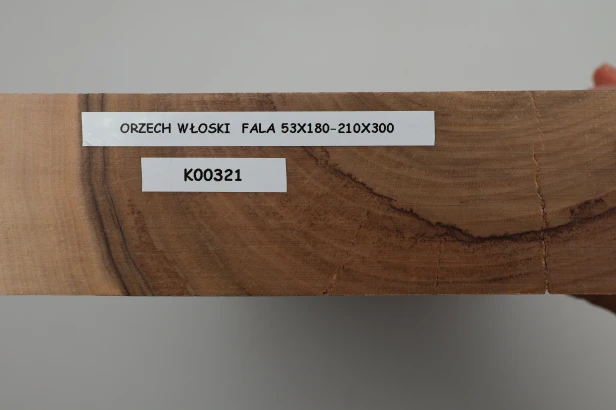 Orzech włoski fala Walnut Flame drewno do toczenia kantówka wood for turning Timber