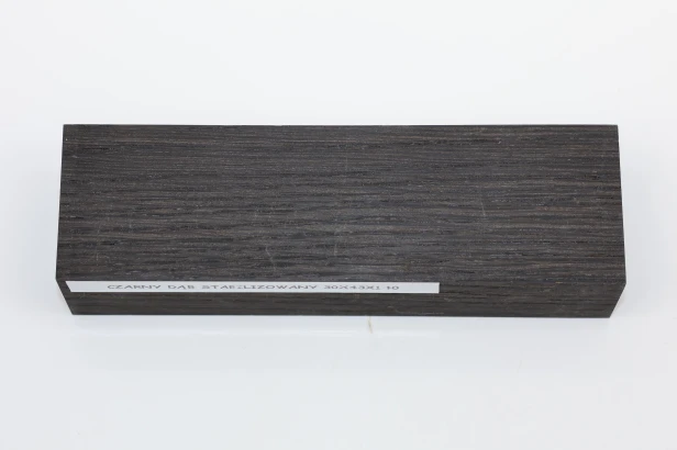 Czarny dąb Black Oak stabilizowane drewno na rękojeść noża stabilized wood for knife