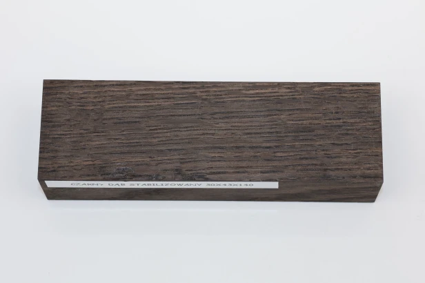 Czarny dąb Black Oak stabilizowane drewno na rękojeść noża stabilized wood for knife
