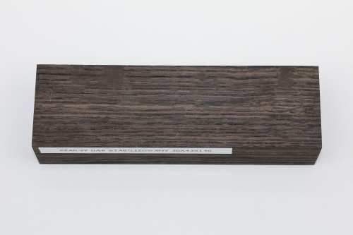 Czarny dąb Black Oak stabilizowane drewno na rękojeść noża stabilized wood for knife
