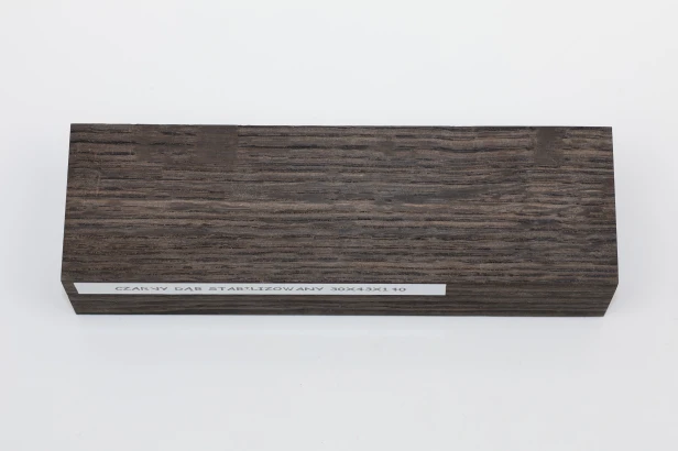 Czarny dąb Black Oak stabilizowane drewno na rękojeść noża stabilized wood for knife
