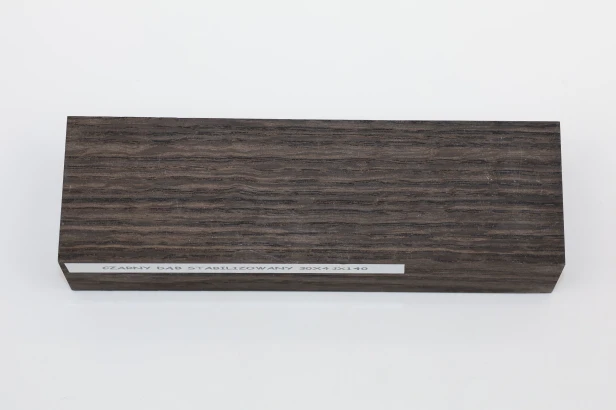 Czarny dąb Black Oak stabilizowane drewno na rękojeść noża stabilized wood for knife