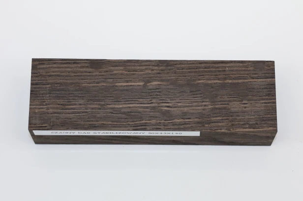 Czarny dąb Black Oak stabilizowane drewno na rękojeść noża stabilized wood for knife