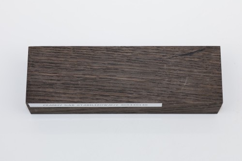 Czarny dąb Black Oak stabilizowane drewno na rękojeść noża stabilized wood for knife