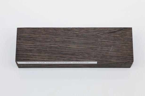 Czarny dąb Black Oak stabilizowane drewno na rękojeść noża stabilized wood for knife