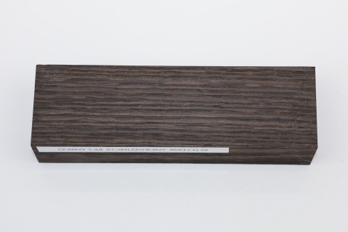 Czarny dąb Black Oak stabilizowane drewno na rękojeść noża stabilized wood for knife