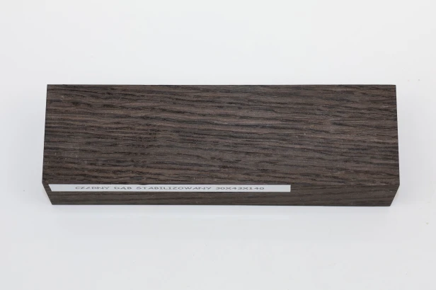 Czarny dąb Black Oak stabilizowane drewno na rękojeść noża stabilized wood for knife