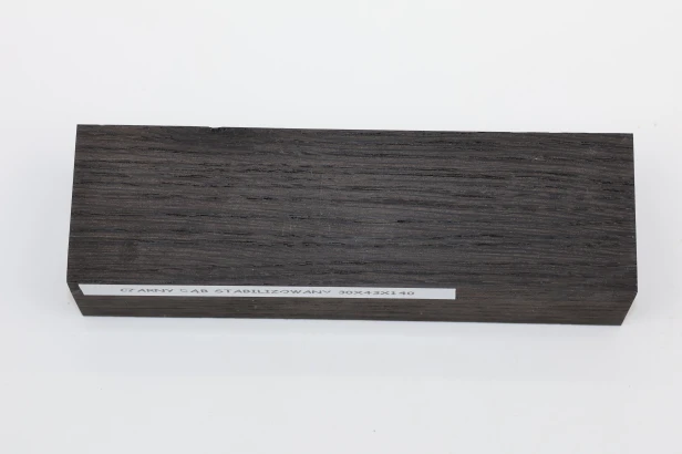 Czarny dąb Black Oak stabilizowane drewno na rękojeść noża stabilized wood for knife