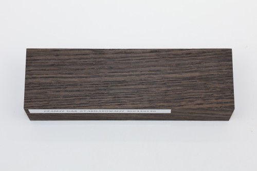 Czarny dąb Black Oak stabilizowane drewno na rękojeść noża stabilized wood for knife