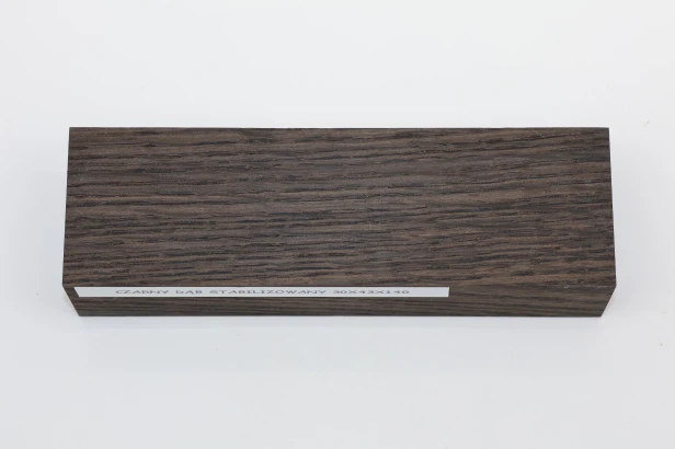Czarny dąb Black Oak stabilizowane drewno na rękojeść noża stabilized wood for knife