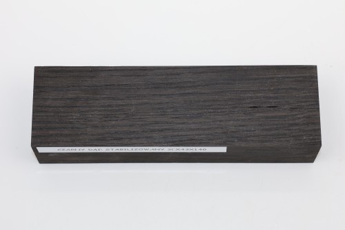 Czarny dąb Black Oak stabilizowane drewno na rękojeść noża stabilized wood for knife