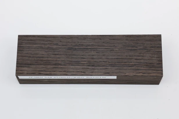 Czarny dąb Black Oak stabilizowane drewno na rękojeść noża stabilized wood for knife