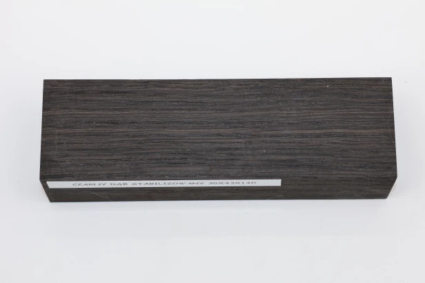 Czarny dąb Black Oak stabilizowane drewno na rękojeść noża stabilized wood for knife