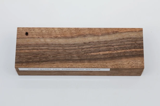 Orzech włoski fala Flame Walnut Wood stabilizowane drewno na rękojeść noża stabilized wood for knife