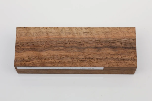 Orzech włoski fala Flame Walnut Wood stabilizowane drewno na rękojeść noża stabilized wood for knife