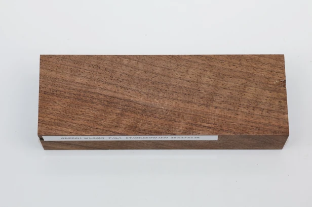 Orzech włoski fala Flame Walnut Wood stabilizowane drewno na rękojeść noża stabilized wood for knife