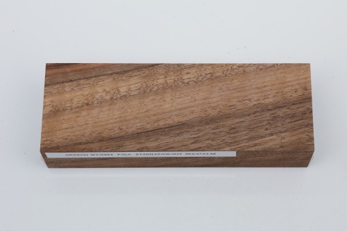 Orzech włoski fala Flame Walnut Wood stabilizowane drewno na rękojeść noża stabilized wood for knife