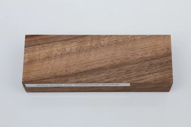 Orzech włoski fala Flame Walnut Wood stabilizowane drewno na rękojeść noża stabilized wood for knife