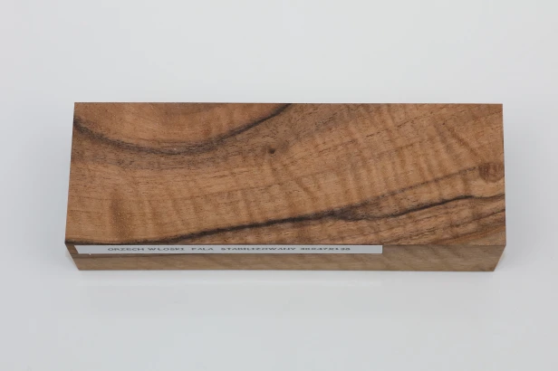 Orzech włoski fala Flame Walnut Wood stabilizowane drewno na rękojeść noża stabilized wood for knife