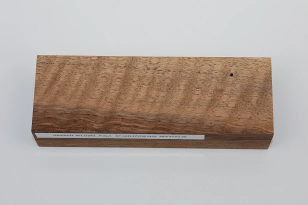 Orzech włoski fala Flame Walnut Wood stabilizowane drewno na rękojeść noża stabilized wood for knife