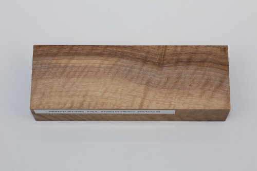 Orzech włoski fala Flame Walnut Wood stabilizowane drewno na rękojeść noża stabilized wood for knife