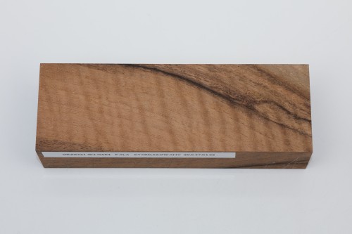Orzech włoski fala Flame Walnut Wood stabilizowane drewno na rękojeść noża stabilized wood for knife