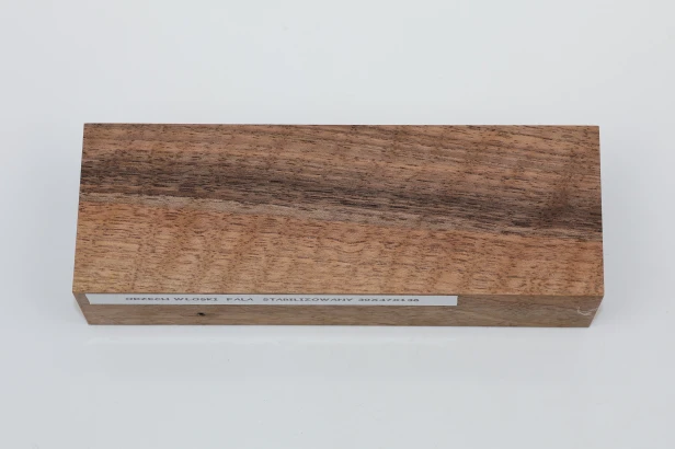 Orzech włoski fala Flame Walnut Wood stabilizowane drewno na rękojeść noża stabilized wood for knife