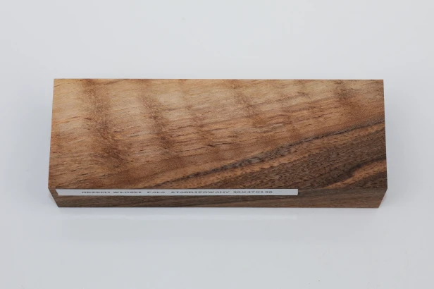 Orzech włoski fala Flame Walnut Wood stabilizowane drewno na rękojeść noża stabilized wood for knife