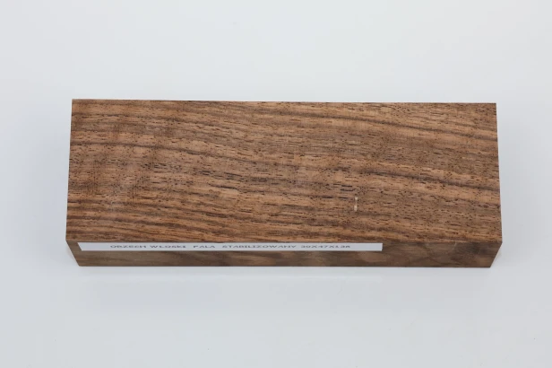 Orzech włoski fala Flame Walnut Wood stabilizowane drewno na rękojeść noża stabilized wood for knife