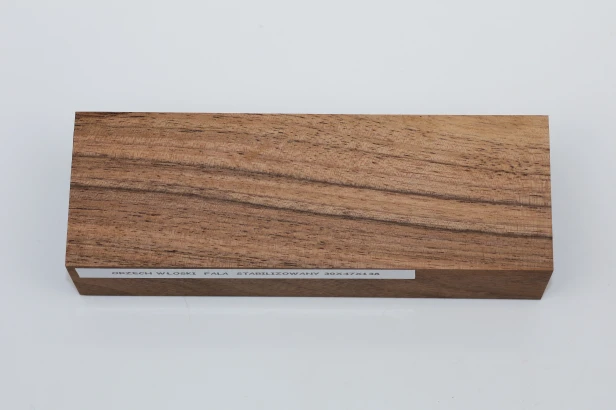 Orzech włoski fala Flame Walnut Wood stabilizowane drewno na rękojeść noża stabilized wood for knife