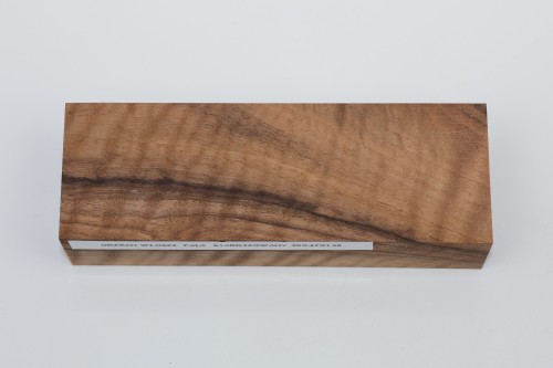 Orzech włoski fala Flame Walnut Wood stabilizowane drewno na rękojeść noża stabilized wood for knife