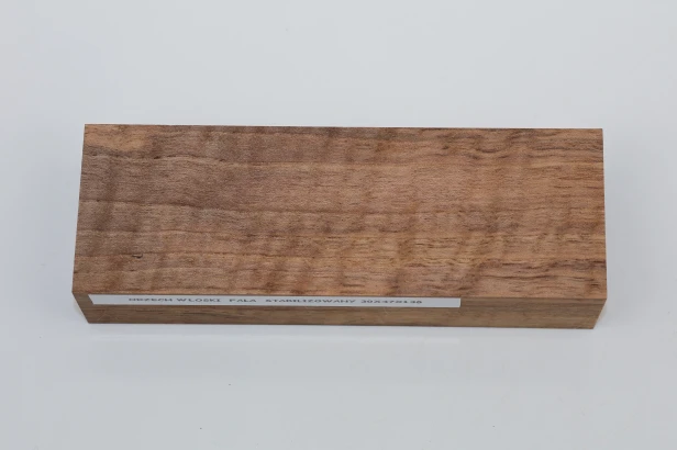 Orzech włoski fala Flame Walnut Wood stabilizowane drewno na rękojeść noża stabilized wood for knife