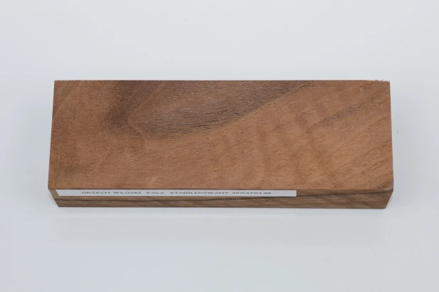 Orzech włoski fala Flame Walnut Wood stabilizowane drewno na rękojeść noża stabilized wood for knife