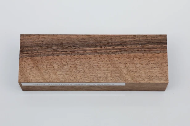 Orzech włoski fala Flame Walnut Wood stabilizowane drewno na rękojeść noża stabilized wood for knife