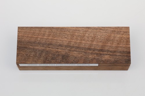 Orzech włoski fala Flame Walnut Wood stabilizowane drewno na rękojeść noża stabilized wood for knife
