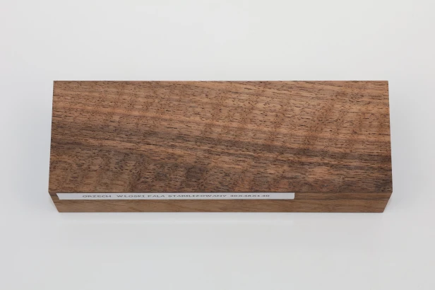 Orzech włoski fala Flame Walnut Wood stabilizowane drewno na rękojeść noża stabilized wood for knife