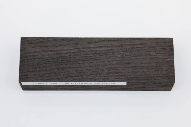 Czarny dąb Black Oak stabilizowane drewno na rękojeść noża stabilized wood for knife