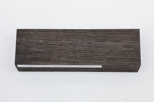 Czarny dąb Black Oak stabilizowane drewno na rękojeść noża stabilized wood for knife