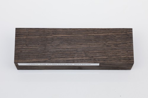 Czarny dąb Black Oak stabilizowane drewno na rękojeść noża stabilized wood for knife