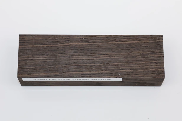 Czarny dąb Black Oak stabilizowane drewno na rękojeść noża stabilized wood for knife
